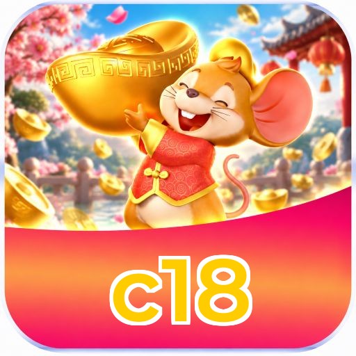 Interface da plataforma c18 mostrando slots populares e bônus de boas-vindas